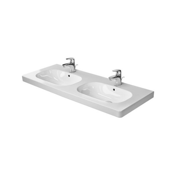 Duravit D-Code umywalka podwójna 120x48 cm