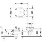 Duravit D-Code miska WC wisząca Compact 35x48 cm