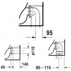 Duravit Darling New miska WC stojąca odpływ poziomy 213909
