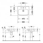 Duravit DuraStyle umywalka 55x44 cm