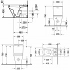 Duravit DuraStyle miska WC do kompaktu 37x63 cm