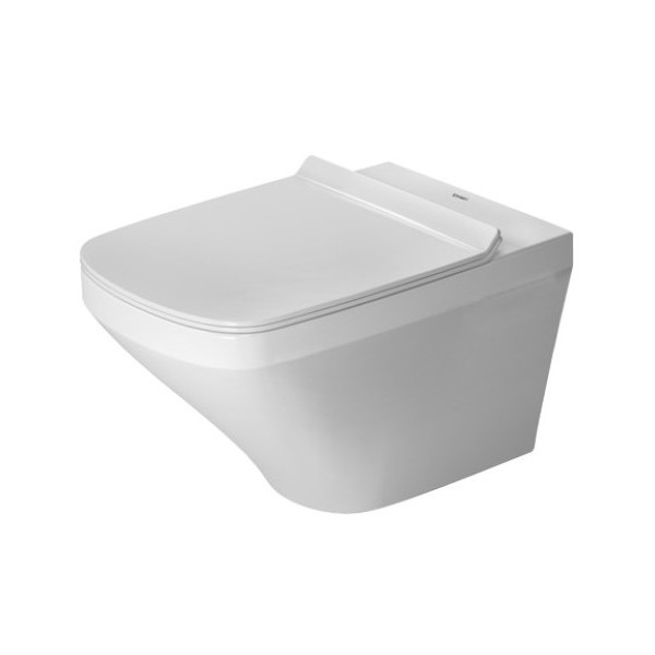 Duravit DuraStyle miska WC wisząca bez wewnętrznego kołnierza 37x54 cm + deska WC wolnoopadająca