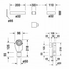 Duravit Architec syfon podtynkowy