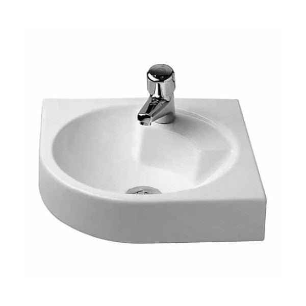 Duravit Architec umywalka 635x540 mm bez przelewu z otworem na baterię