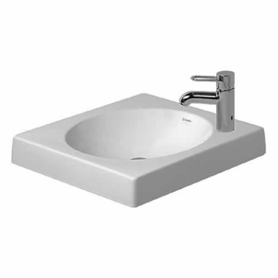 Duravit Architec umywalka nablatowa 500x500 mm otwór na baterię z prawej strony