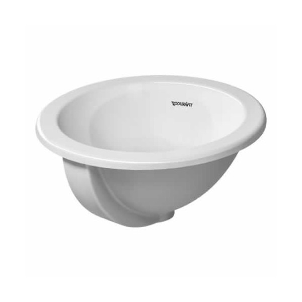 Duravit Architec umywalka wpuszczana w blat śr. 400 mm z przelewem