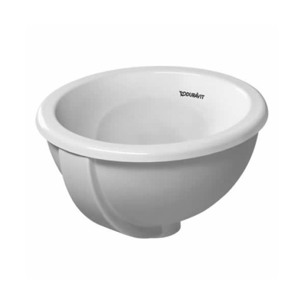 Duravit Architec umywalka wpuszczana w blat śr. 335 mm z przelewem