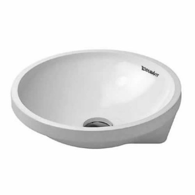 Duravit Architec umywalka podblatowa śr. 400 mm bez przelewu bez półki na baterię