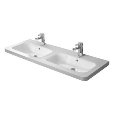 Duravit DuraStyle umywalka meblowa podwójna 130x48 cm 1 otwór na baterię