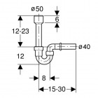 Geberit syfon rurowy