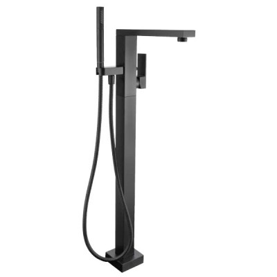 M&Z Lauren bateria wannowa wolnostojąca czarny mat LRN06501/CZ