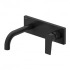 Tres Project Tres bateria umywalkowa podtynkowa wylewka 170 mm czarna 21120001NM