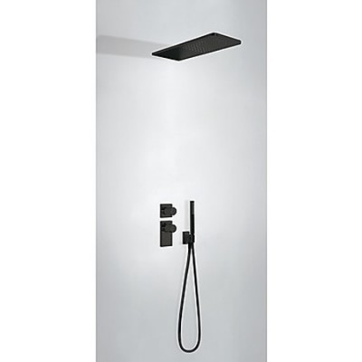 Tres zestaw podtynkowy termostatyczny czarny 20635202NM