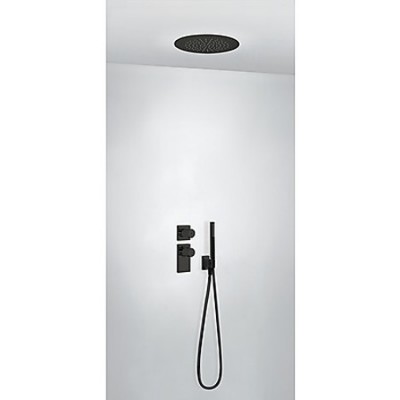 Tres zestaw podtynkowy termostatyczny czarny 20635204NM