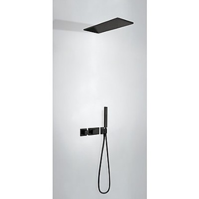 Tres zestaw podtynkowy termostatyczny czarny 20725202NM