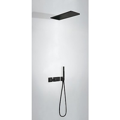 Tres zestaw podtynkowy termostatyczny czarny 20735202NM