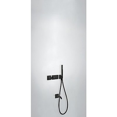 Tres zestaw wannowy termostatyczny czarny 20735208NM