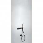 Tres zestaw wannowy termostatyczny czarny 20735208NM