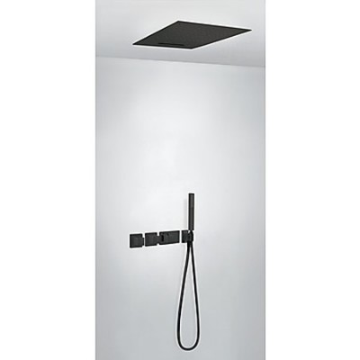 Tres zestaw podtynkowy termostatyczny czarny 20725303NM