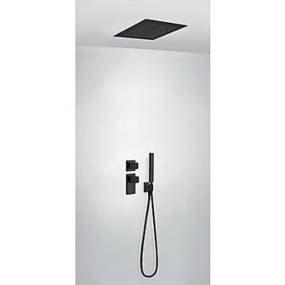 Tres zestaw podtynkowy termostatyczny czarny 20625204NM