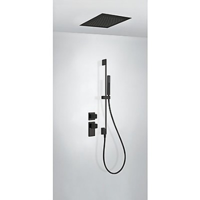Tres zestaw podtynkowy termostatyczny czarny 20625203NM