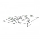 M&Z Cinque bateria wannowa czarna