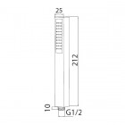 M&Z Lauren zestaw natryskowy podtynkowy czarny