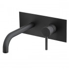 M&Z MZ-Expo bateria umywalkowa podtynkowa wylewka 200 mm czarna