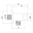 M&Z MZ-Expo zestaw wannowy wylewka 25 cm czarny