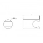 Demm uchwyt prysznicowy czarny