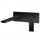 Vedo Sette Black bateria umywalkowa podtynkowa ścienna czarna