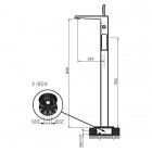 Vedo Sette Black bateria wannowa wolnostojąca czarna