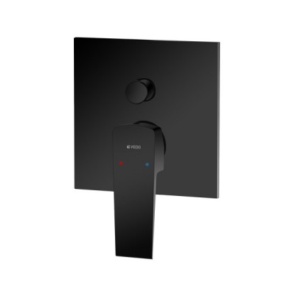 Vedo Sette Black bateria wannowo-prysznicowa podtynkowa czarna