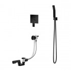 Vedo Sette Black kompletny zestaw wannowy podtynkowy czarny VBS7241CZ