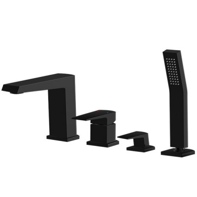 Vedo Sette Black bateria wannowa 4-otworowa VBS7040CZ