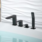 Vedo Sette Black bateria wannowa 4-otworowa VBS7040CZ