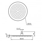 Vedo Desso Black kompletny zestaw wannowy czarny VBD4233CZ/25