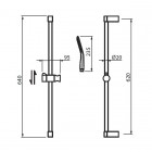 Vedo zestaw natryskowy czarny VSN4192CZ
