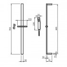 Vedo zestaw natryskowy czarny VSN4175CZ