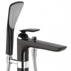 Kludi Balance bateria wannowa stojąca czarny mat