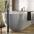 Kludi Balance bateria wannowa stojąca czarny mat