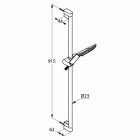 Kludi Fizz 3S zestaw natryskowy czarny mat