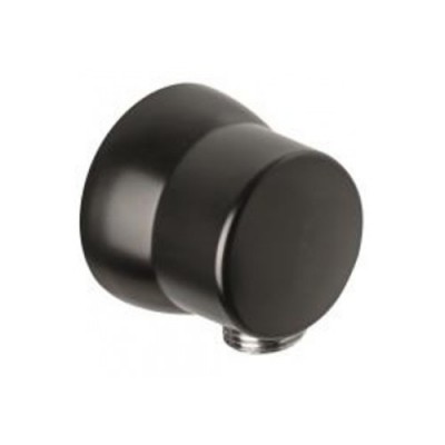 Kludi Sirena przyłącze kątowe z zaworem zwrotnym czarny mat