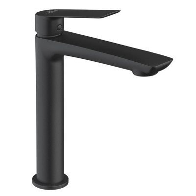 Demm Sleek Black bateria umywalkowa wysoka czarna