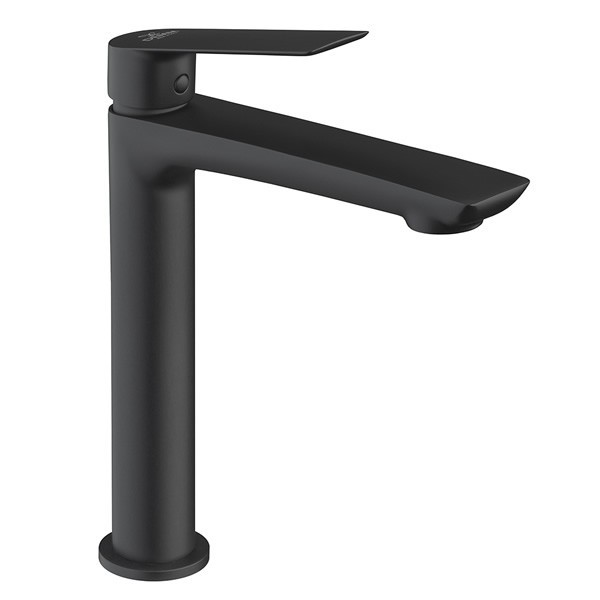Demm Sleek Black bateria umywalkowa wysoka czarna