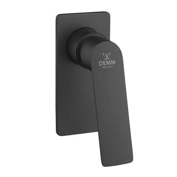 Demm Sleek Black bateria prysznicowa podtynkowa czarna