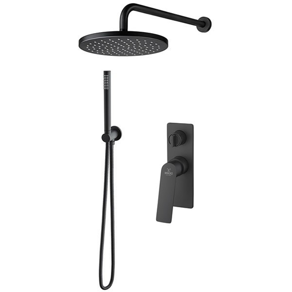 Demm Sleek Black zestaw natryskowy podtynkowy czarny