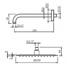 Vedo Lukka kompletny zestaw prysznicowy VBL2224/25
