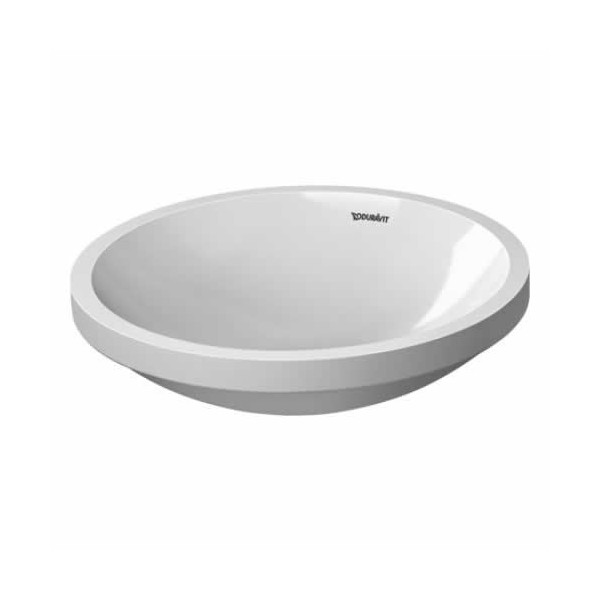 Duravit Architec umywalka podblatowa śr. 420 mm bez przelewu bez półki na baterię