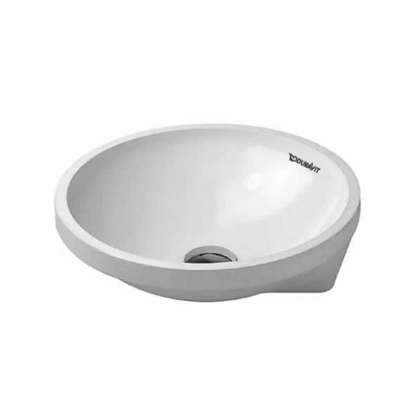 Duravit Architec umywalka podblatowa śr. 400 mm bez przelewu bez półki na baterię